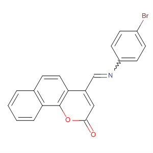 484684-75-5  2H-Naphtho[1,2-b]pyran-2-one, 4-[[(4-bromophenyl)imino]methyl]-