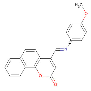 484684-79-9  2H-Naphtho[1,2-b]pyran-2-one, 4-[[(4-methoxyphenyl)imino]methyl]-