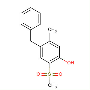 485402-91-3  Phenol, 5-methyl-2-(methylsulfonyl)-4-(phenylmethyl)-