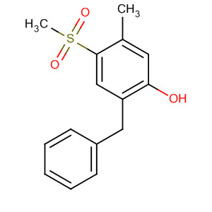 485402-92-4  Phenol, 5-methyl-4-(methylsulfonyl)-2-(phenylmethyl)-