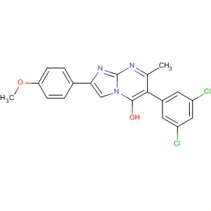 485404-34-0  Imidazo[1,2-a]pyrimidin-5-ol,6-(3,5-dichlorophenyl)-2-(4-methoxyphenyl)-7-methyl-