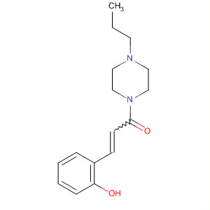 485795-42-4  Piperazine, 1-[3-(2-hydroxyphenyl)-1-oxo-2-propenyl]-4-propyl-