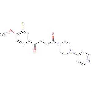 485795-47-9  Piperazine,1-[4-(3-fluoro-4-methoxyphenyl)-1,4-dioxobutyl]-4-(4-pyridinyl)-