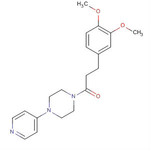 485795-50-4  Piperazine, 1-[3-(3,4-dimethoxyphenyl)-1-oxopropyl]-4-(4-pyridinyl)-