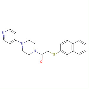 485795-66-2  Piperazine, 1-[(2-naphthalenylthio)acetyl]-4-(4-pyridinyl)-