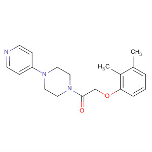 485795-70-8  Piperazine, 1-[(2,3-dimethylphenoxy)acetyl]-4-(4-pyridinyl)-