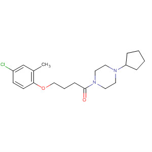 485796-65-4  Piperazine, 1-[4-(4-chloro-2-methylphenoxy)-1-oxobutyl]-4-cyclopentyl-