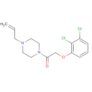 485797-03-3  Piperazine, 1-[(2,3-dichlorophenoxy)acetyl]-4-(2-propenyl)-