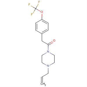 485797-05-5  Piperazine, 1-(2-propenyl)-4-[[4-(trifluoromethoxy)phenyl]acetyl]-