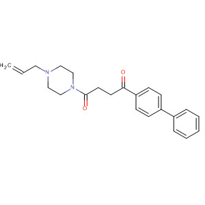 485797-10-2  Piperazine, 1-(4-[1,1'-biphenyl]-4-yl-1,4-dioxobutyl)-4-(2-propenyl)-