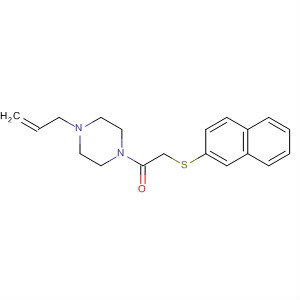 485797-11-3  Piperazine, 1-[(2-naphthalenylthio)acetyl]-4-(2-propenyl)-