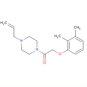 485797-15-7  Piperazine, 1-[(2,3-dimethylphenoxy)acetyl]-4-(2-propenyl)-