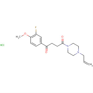 485797-47-5  Piperazine,1-[4-(3-fluoro-4-methoxyphenyl)-1,4-dioxobutyl]-4-(2-propenyl)-,monohydrochloride