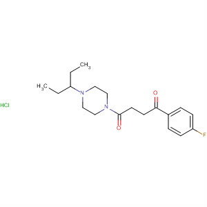 485797-59-9  Piperazine, 1-(1-ethylpropyl)-4-[4-(4-fluorophenyl)-1,4-dioxobutyl]-,monohydrochloride