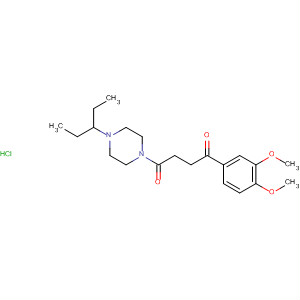 485797-65-7  Piperazine,1-[4-(3,4-dimethoxyphenyl)-1,4-dioxobutyl]-4-(1-ethylpropyl)-,monohydrochloride