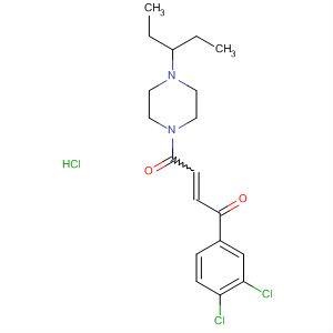 485797-88-4  Piperazine,1-[4-(3,4-dichlorophenyl)-1,4-dioxo-2-butenyl]-4-(1-ethylpropyl)-,monohydrochloride