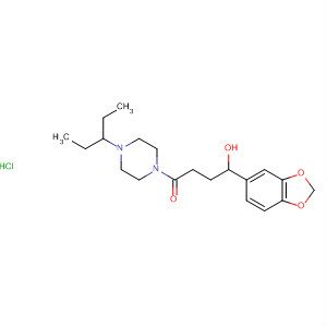 485797-94-2  Piperazine,1-[4-(1,3-benzodioxol-5-yl)-4-hydroxy-1-oxobutyl]-4-(1-ethylpropyl)-,monohydrochloride