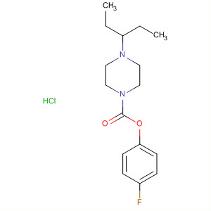 485798-57-0  1-Piperazinecarboxylic acid, 4-(1-ethylpropyl)-, 4-fluorophenyl ester,monohydrochloride