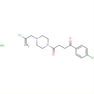 485798-72-9  Piperazine,1-[4-(4-chlorophenyl)-1,4-dioxobutyl]-4-(2-chloro-2-propenyl)-,monohydrochloride
