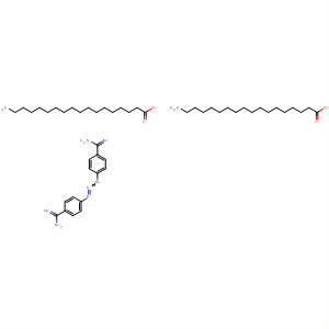 485801-00-1  Octadecanoic acid, compd. with4,4'-(1-triazene-1,3-diyl)bis[benzenecarboximidamide] (2:1)