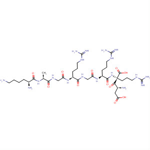 485802-07-1  L-Arginine, L-lysyl-L-alanylglycyl-L-arginylglycyl-L-arginyl-L-a-aspartyl-