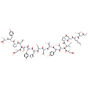 485804-73-7  L-Alanine,glycyl-L-valyl-L-lysyl-L-asparaginyl-L-prolyl-L-a-aspartyl-L-isoleucyl-L-valyl-L-tyrosyl-L-valyl-L-threonyl-L-seryl-L-histidyl-L-tyrosyl-L-a-aspartyl-L-seryl-L-valyl-L-prolyl-L-tyrosyl-