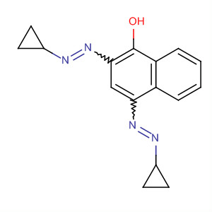 485805-15-0  1-Naphthalenol, 2,4-bis(cyclopropylazo)-