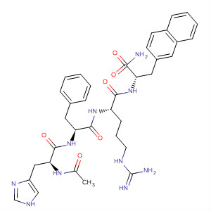 485805-29-6  L-Alaninamide,N-acetyl-L-histidyl-D-phenylalanyl-L-arginyl-3-(2-naphthalenyl)-