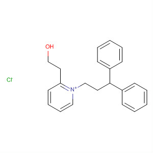 485809-45-8  Pyridinium, 1-(3,3-diphenylpropyl)-2-(2-hydroxyethyl)-, chloride