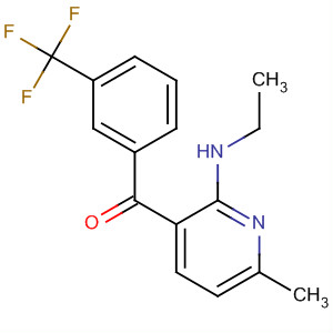 485812-85-9  Methanone,[2-(ethylamino)-6-methyl-3-pyridinyl][3-(trifluoromethyl)phenyl]-