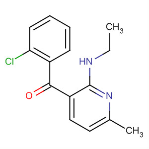 485812-91-7  Methanone, (2-chlorophenyl)[2-(ethylamino)-6-methyl-3-pyridinyl]-
