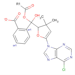 485816-08-8  2-Furanmethanol, 5-(6-chloro-9H-purin-9-yl)tetrahydro-3,3-dimethyl-,benzoate (ester), (2R,5S)-rel-