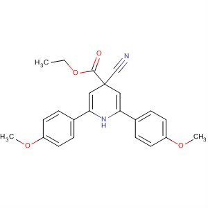 485819-25-8  4-Pyridinecarboxylic acid,4-cyano-1,4-dihydro-2,6-bis(4-methoxyphenyl)-, ethyl ester