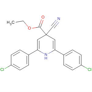 485819-26-9  4-Pyridinecarboxylic acid,2,6-bis(4-chlorophenyl)-4-cyano-1,4-dihydro-, ethyl ester