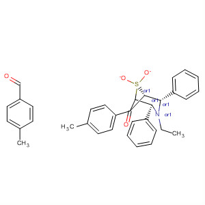 485819-67-8  Methanone,[(2R,3S,4R,5S)-4-ethyl-1,1-dioxido-3,5-diphenyl-2,6-thiomorpholinediyl]bis[(4-methylphenyl)-, rel-