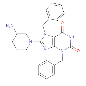 485820-78-8  1H-Purine-2,6-dione,8-(3-amino-1-piperidinyl)-3,7-dihydro-3,7-bis(phenylmethyl)-