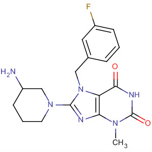 485820-82-4  1H-Purine-2,6-dione,8-(3-amino-1-piperidinyl)-7-[(3-fluorophenyl)methyl]-3,7-dihydro-3-methyl-