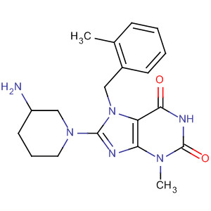 485820-84-6  1H-Purine-2,6-dione,8-(3-amino-1-piperidinyl)-3,7-dihydro-3-methyl-7-[(2-methylphenyl)methyl]-