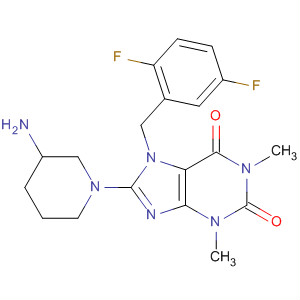 485820-88-0  1H-Purine-2,6-dione,8-(3-amino-1-piperidinyl)-7-[(2,5-difluorophenyl)methyl]-3,7-dihydro-1,3-dimethyl-