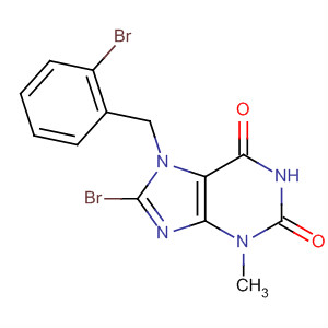 485821-30-5  1H-Purine-2,6-dione,8-bromo-7-[(2-bromophenyl)methyl]-3,7-dihydro-3-methyl-