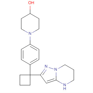 485825-52-3  4-Piperidinol,1-[4-[1-(4,5,6,7-tetrahydropyrazolo[1,5-a]pyrimidin-2-yl)cyclobutyl]phenyl]-