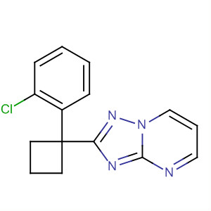 485826-01-5  [1,2,4]Triazolo[1,5-a]pyrimidine, 2-[1-(2-chlorophenyl)cyclobutyl]-