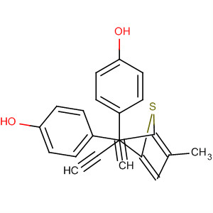 485831-96-7  Phenol, 4,4'-[(3-methyl-2,5-thiophenediyl)di-2,1-ethynediyl]bis-