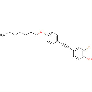485832-12-0  Phenol, 2-fluoro-4-[[4-(heptyloxy)phenyl]ethynyl]-