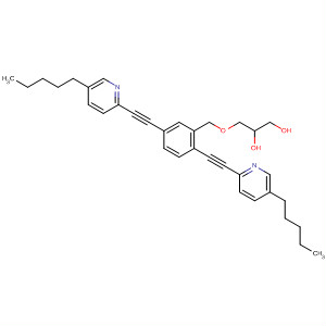 485832-54-0  1,2-Propanediol,3-[[2,5-bis[(5-pentyl-2-pyridinyl)ethynyl]phenyl]methoxy]-