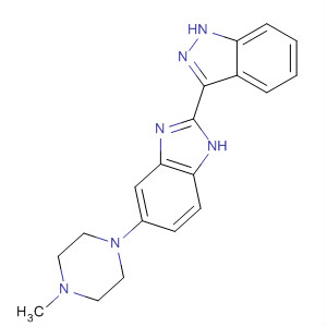 485833-76-9  1H-Indazole, 3-[5-(4-methyl-1-piperazinyl)-1H-benzimidazol-2-yl]-