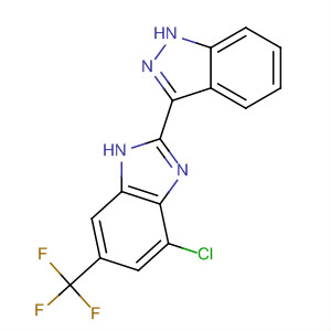 485833-81-6  1H-Indazole, 3-[4-chloro-6-(trifluoromethyl)-1H-benzimidazol-2-yl]-