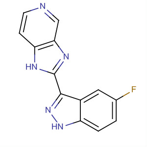 485834-74-0  1H-Imidazo[4,5-c]pyridine, 2-(5-fluoro-1H-indazol-3-yl)-