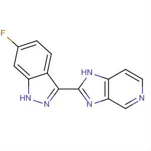 485834-77-3  1H-Imidazo[4,5-c]pyridine, 2-(6-fluoro-1H-indazol-3-yl)-