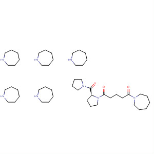 485834-94-4  1H-Azepine,1-[1,5-dioxo-5-[(2S)-2-(1-pyrrolidinylcarbonyl)-1-pyrrolidinyl]pentyl]hexahydro-